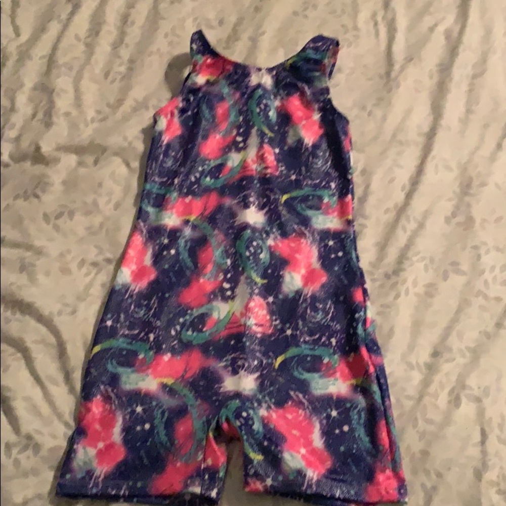 One piece Gymnastics leotard